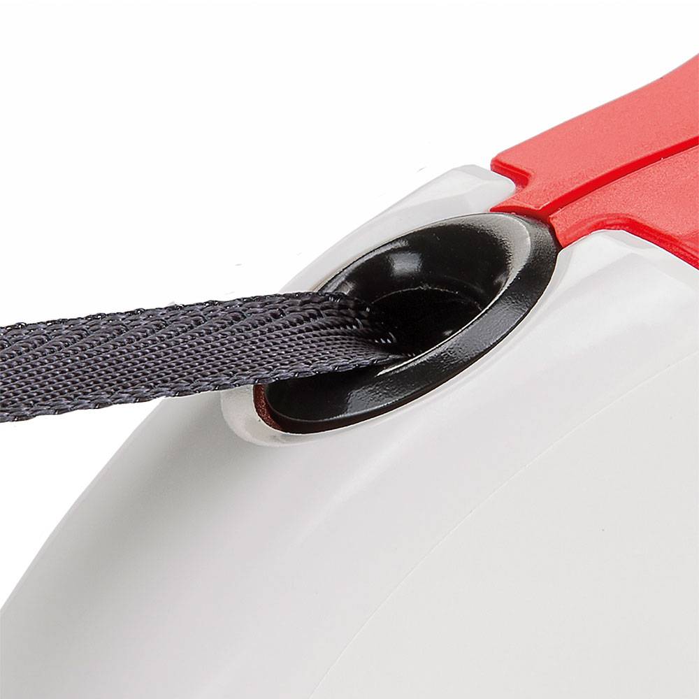 Ferplast - Ferplast Laisse Chien Enrouleur AMIGO SMALL, Laisse pour petits chiens jusqu'à 15 Kg. Sangle Extensible max 5 m. Bouton de verrouillage et de - Image 4