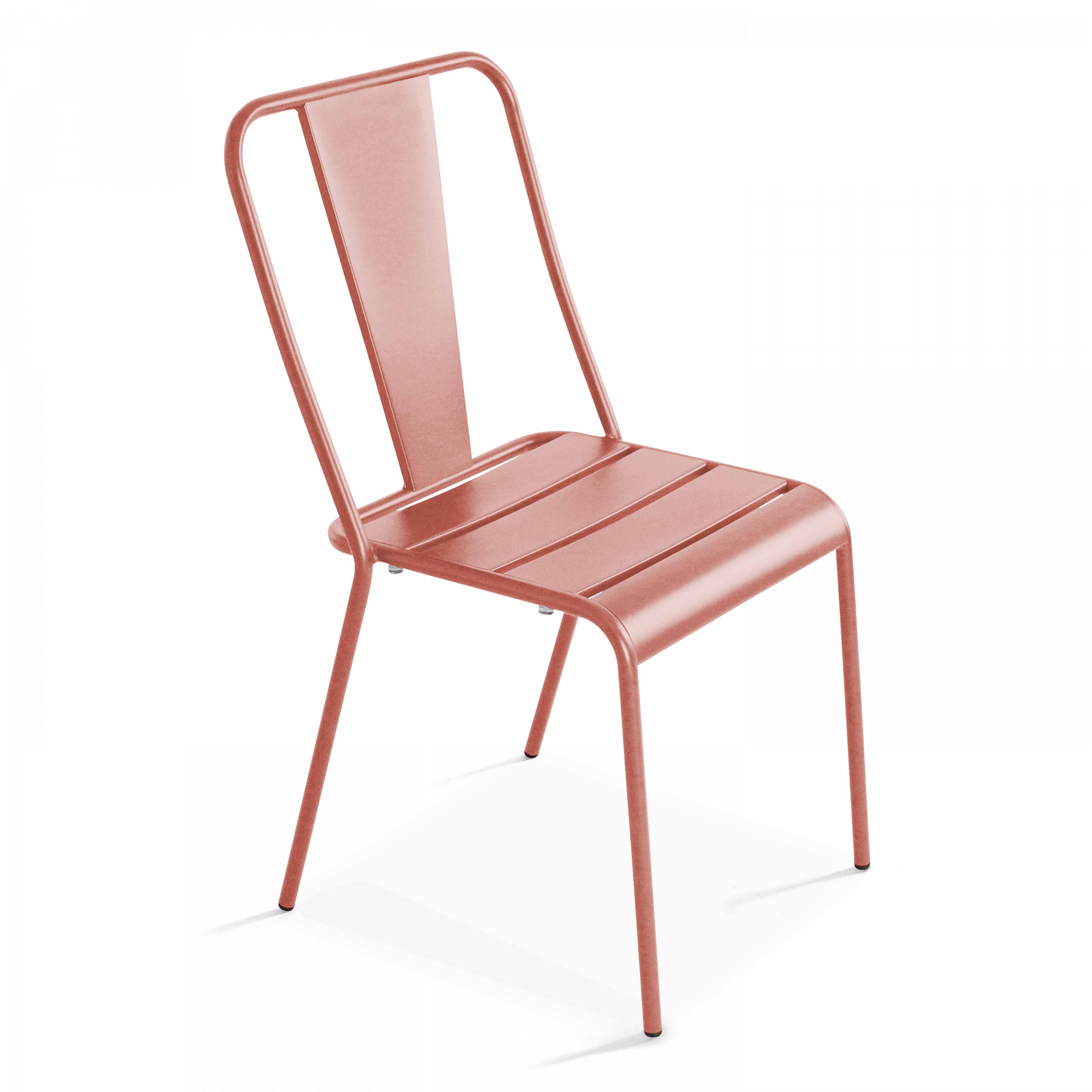 Oviala - Ensemble table inclinable de jardin et 2 chaises argile Palavas - Oviala - Image 5