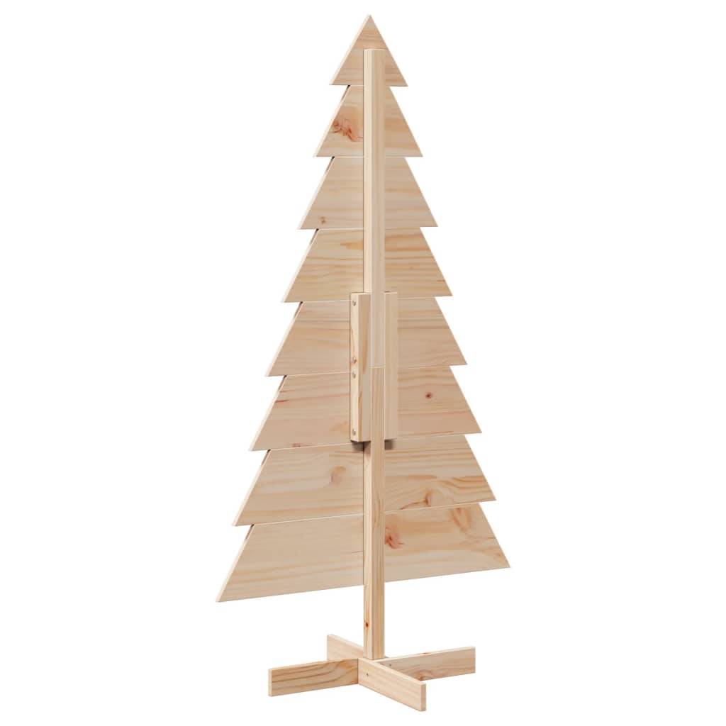 Maison Chic - Sapin de Noël | Arbre de Noël en bois pour décoration 150 cm bois massif de pin Maison Chic - Image 5
