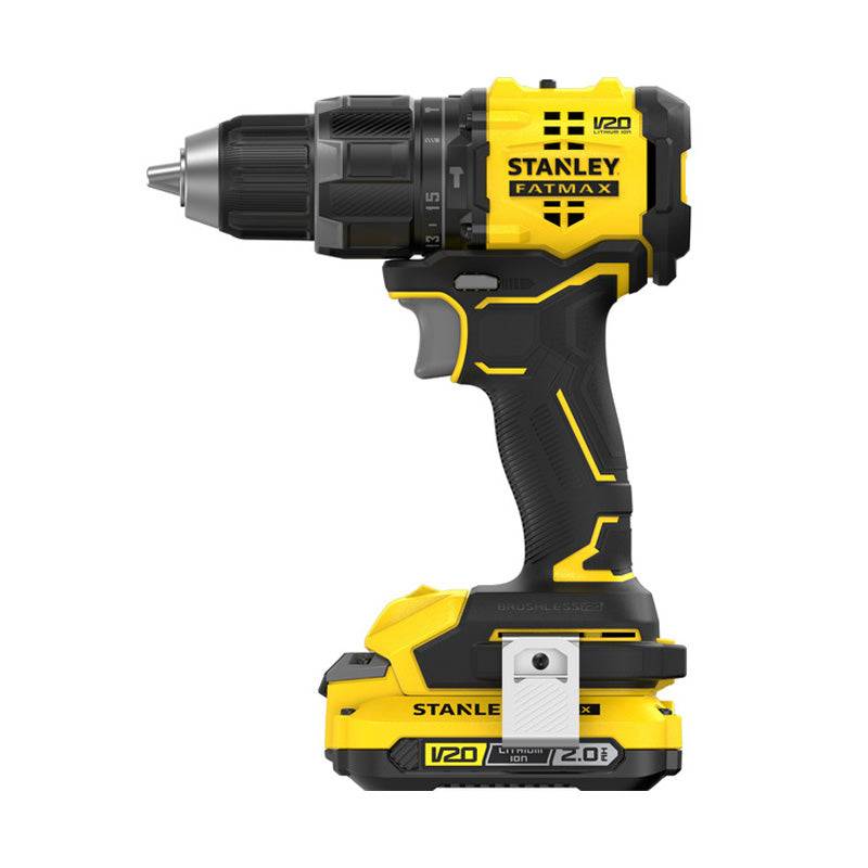 stanley - Perceuse Visseuse À Percussion 60 Nm Brushless - Lithium 18V - 2 Batteries 2 Ah En Kit  - SFMCD716D2T-QW STANLEY FATMAX V20 Stanley - Image 3