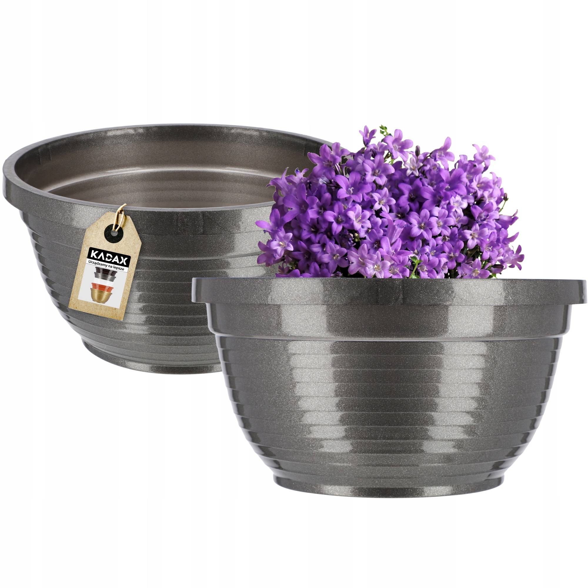 Bol de Cimetière Pierre Tombale en Plastique Pot de Fleur de Cimetière 18 cm - Image 3