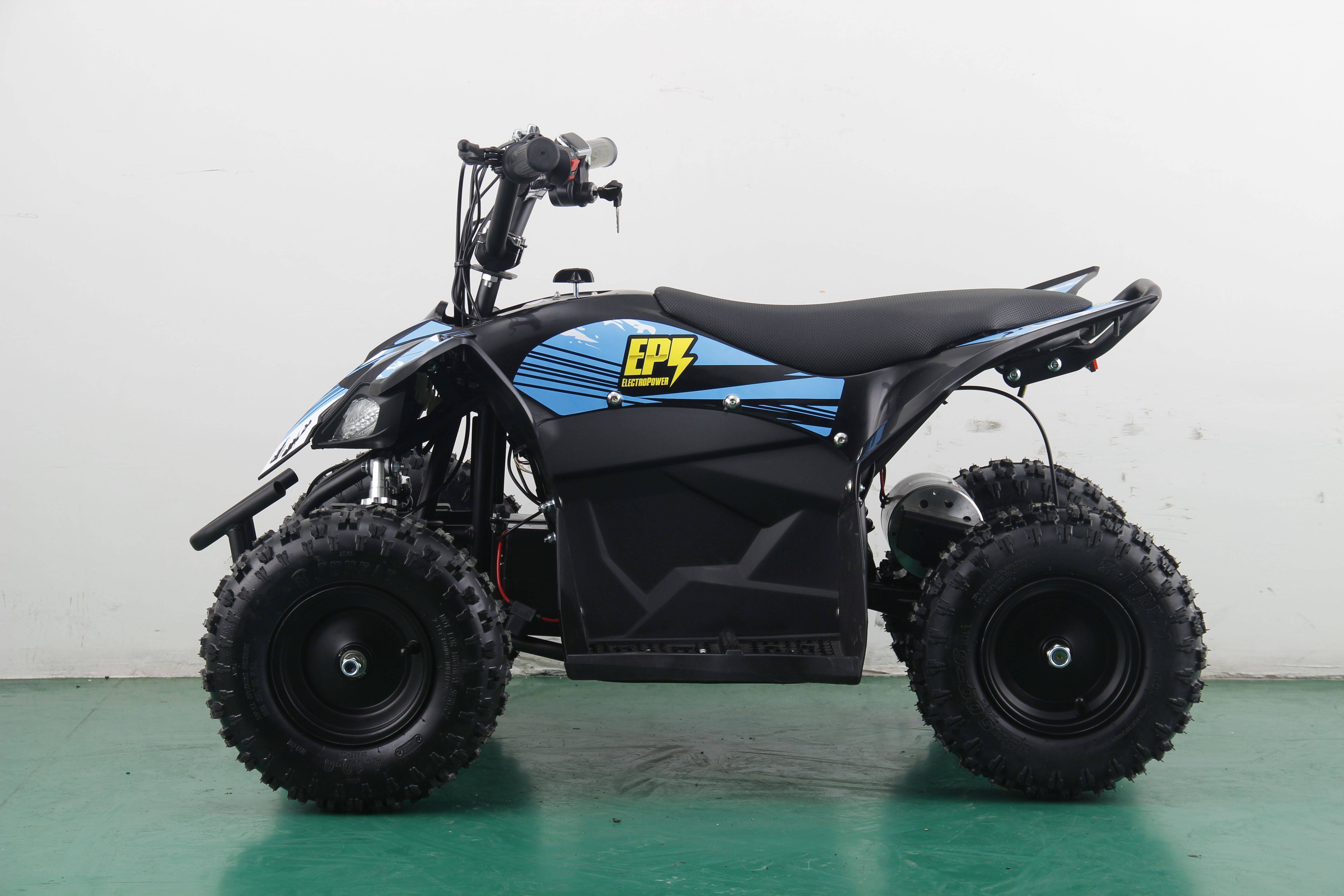 Mini Quad électrique 1000W Bleu - Image 5