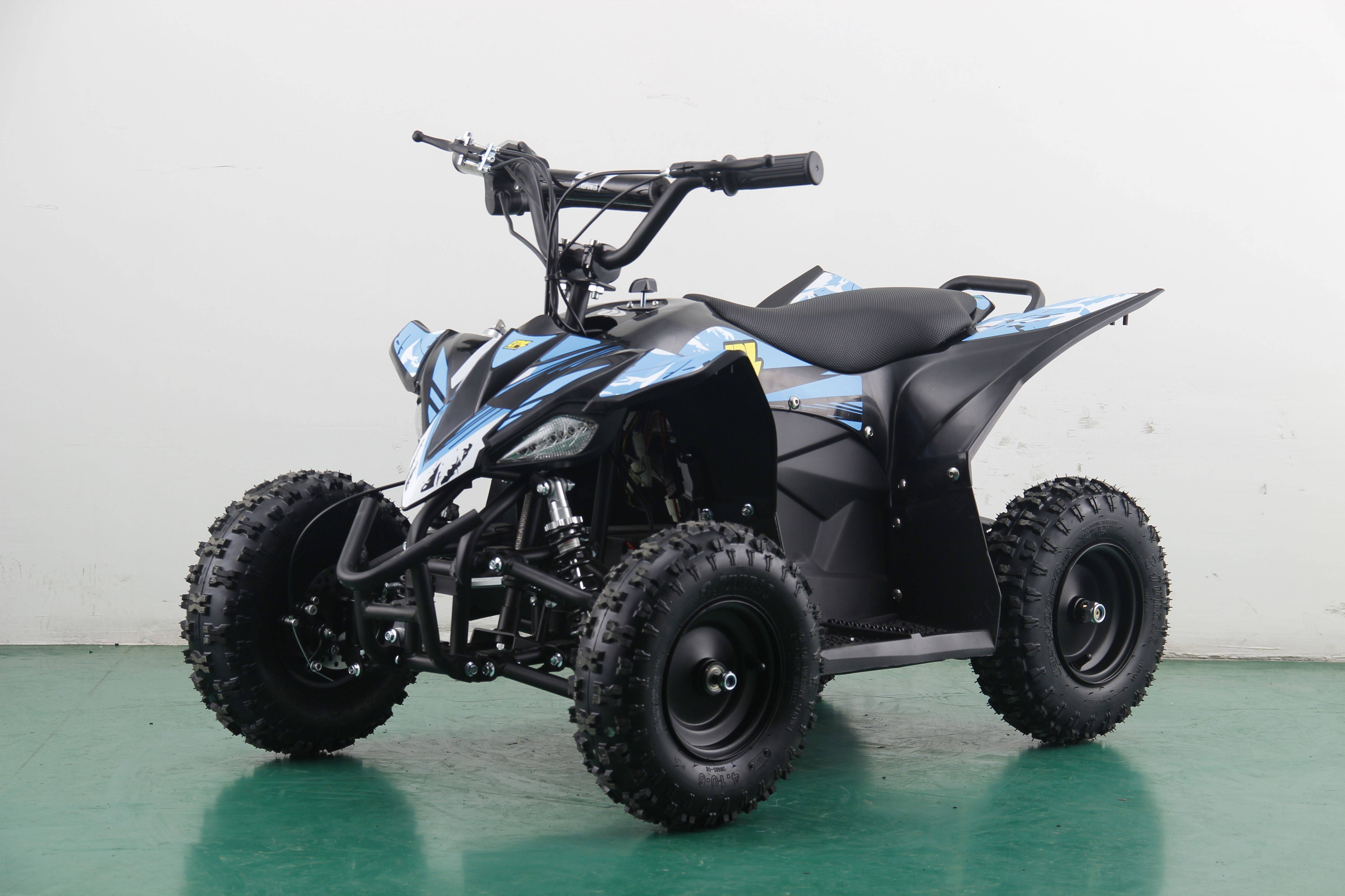 Mini Quad électrique 1000W Bleu - Image 4