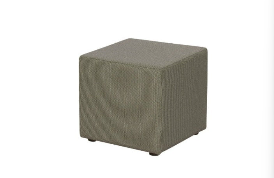 SERENA | Pouf extérieur Kaki COZIP | 40x40xh40 cm - Image 1