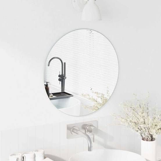 Miroir mural Rond Ø 50 cm verre trempé Maison Chic - Image 3