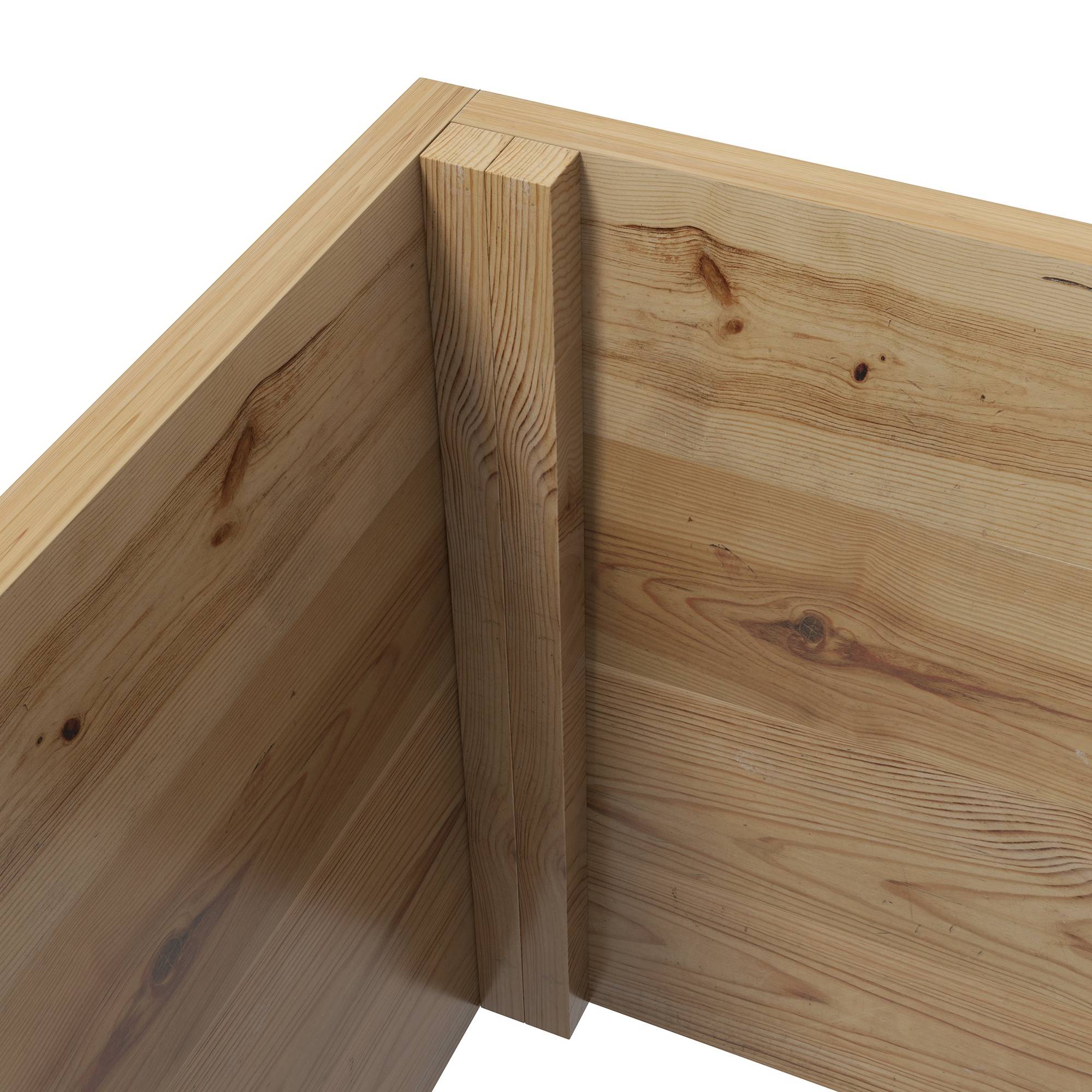 Outsunny - Jardinière sur pied avec treillis pour plantes grimpantes, légumes 160x55x183cm bois de sapin pré-huilé naturel - Outsunny - Image 9
