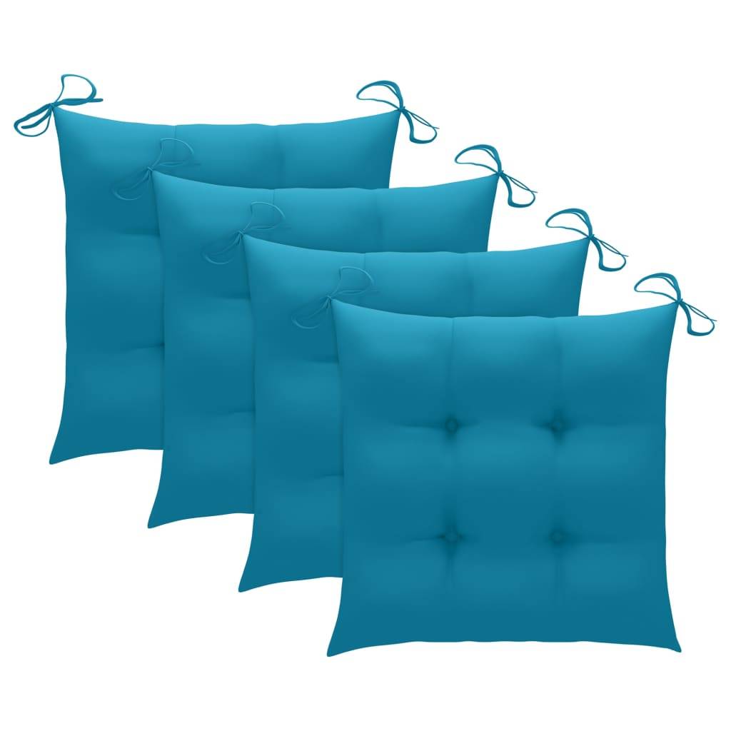 Chaises de jardin lot de 4 teck bleu clair 58 x 60 x 90 cm - PANGIVO - Image 7