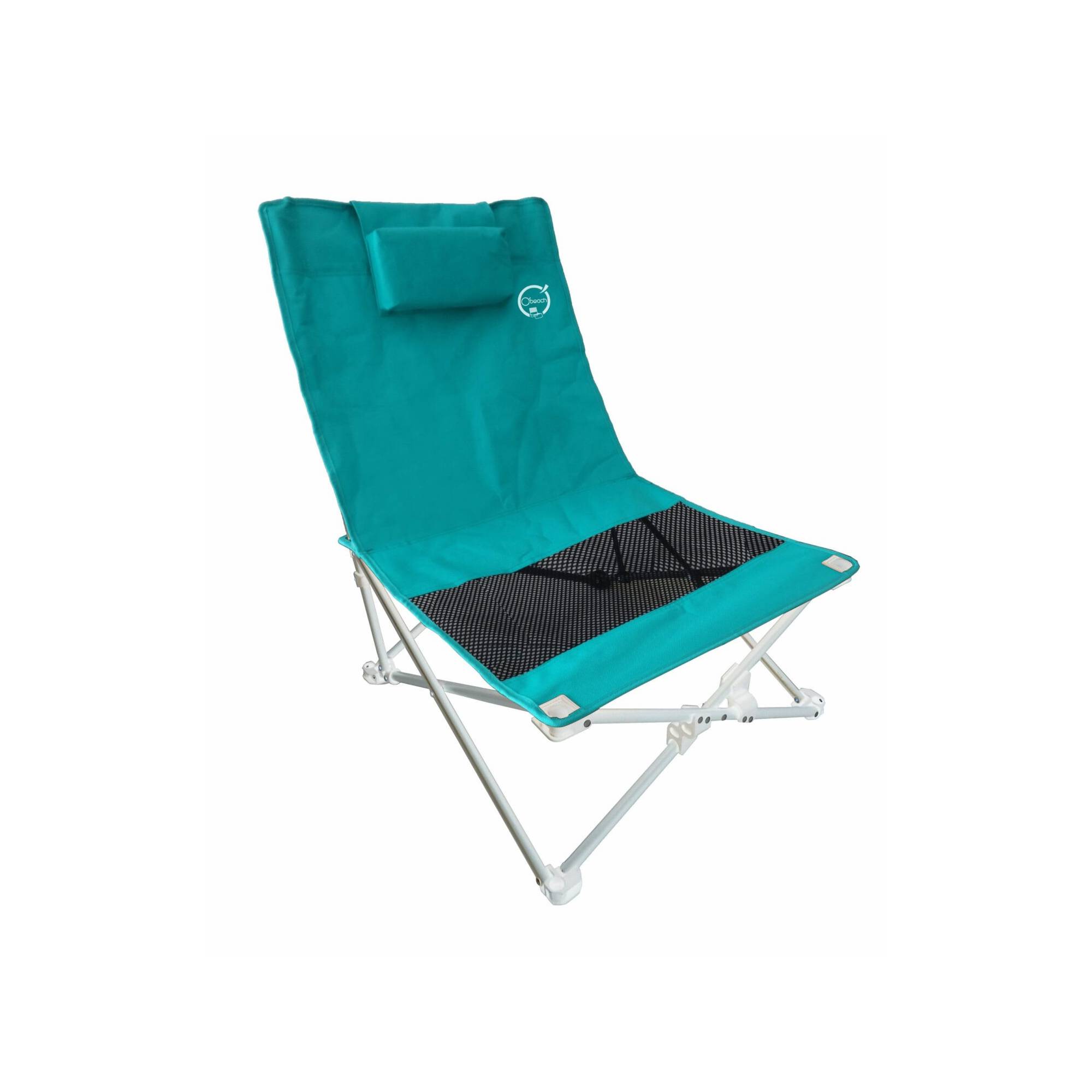 Siège de plage pliable - O'Beach - Housse de transport inclus - Dimensions : 40 x 40 x 70 cm - Image 1