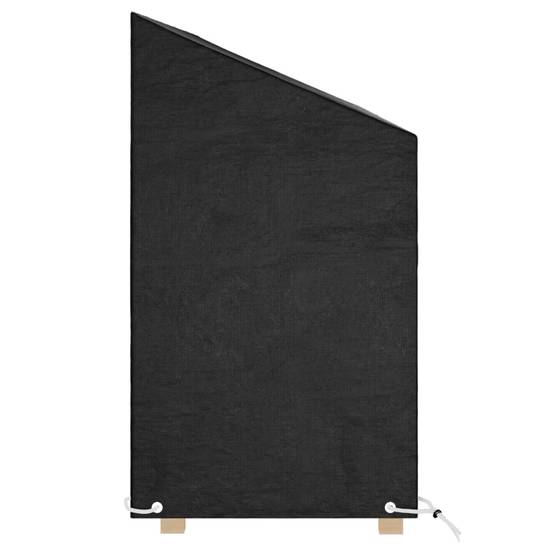 Lot de 2 Bâches de Protection pour Banc de Jardin PE Durable Imperméable Anti-UV Noir 190x70x70/88 cm – ComfortXL Outdoor Living - Image 3