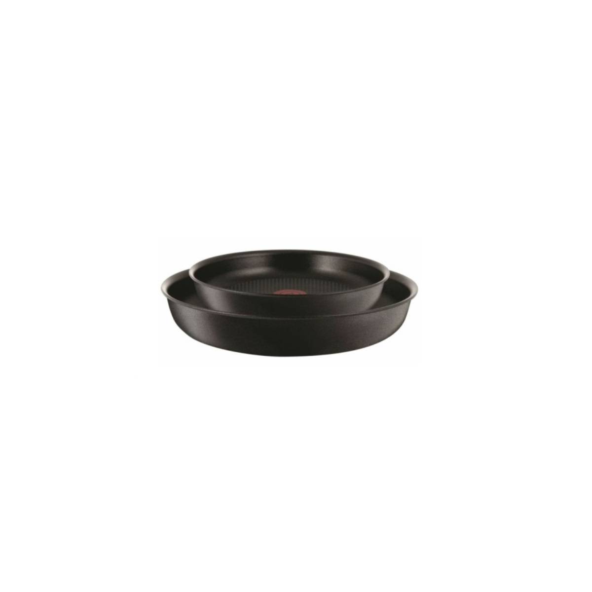 Lot de 2 poêles aluminium 22cm et 26cm antiadhésif L6548002 Tefal - Image 1