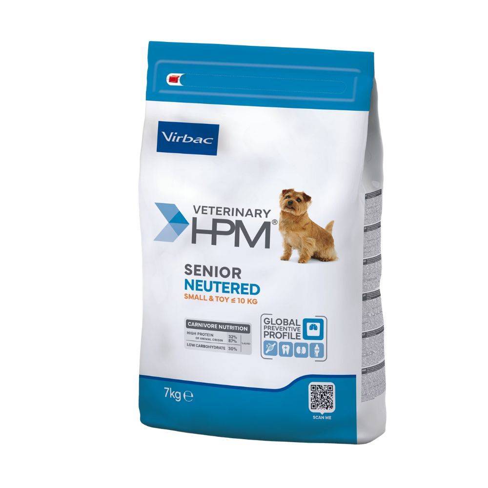 Croquettes Virbac HPM Senior Neutered Small & Toy pour chien Sac 7 kg - Image 4