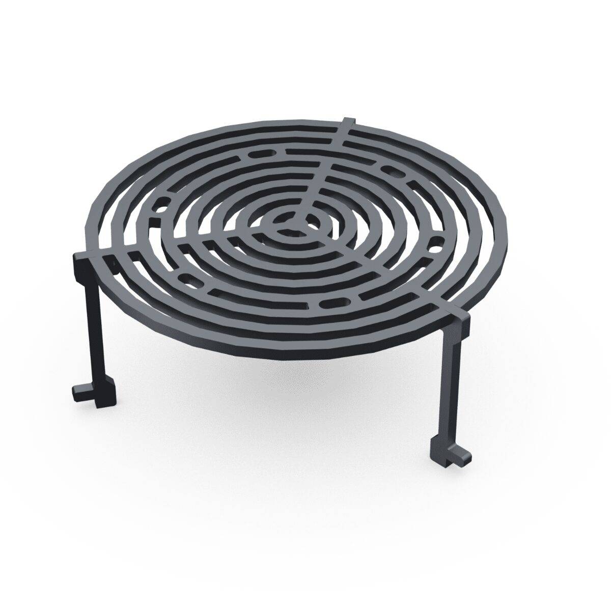 Pack Privilege Brasero Traditionnel Corten 103 Simple Cuve - Avec rangement bois - GRILL CHIC - Image 2