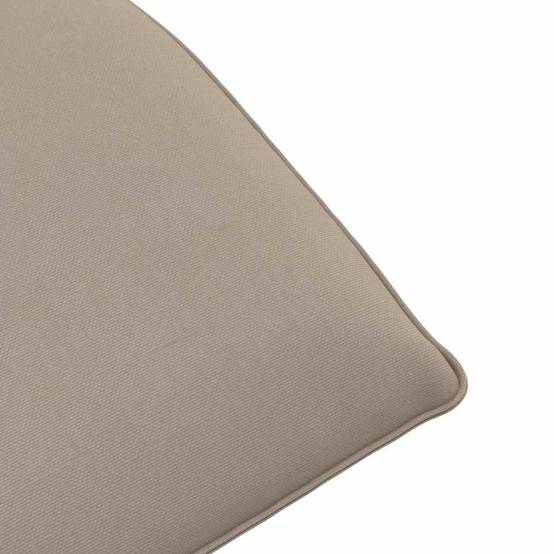 ComfortXL - Transat Pliant Tissu Oxford Jardin Plage Dossier Inclinable 175cm Taupe - ComfortXL Outdoor Living - Image 9