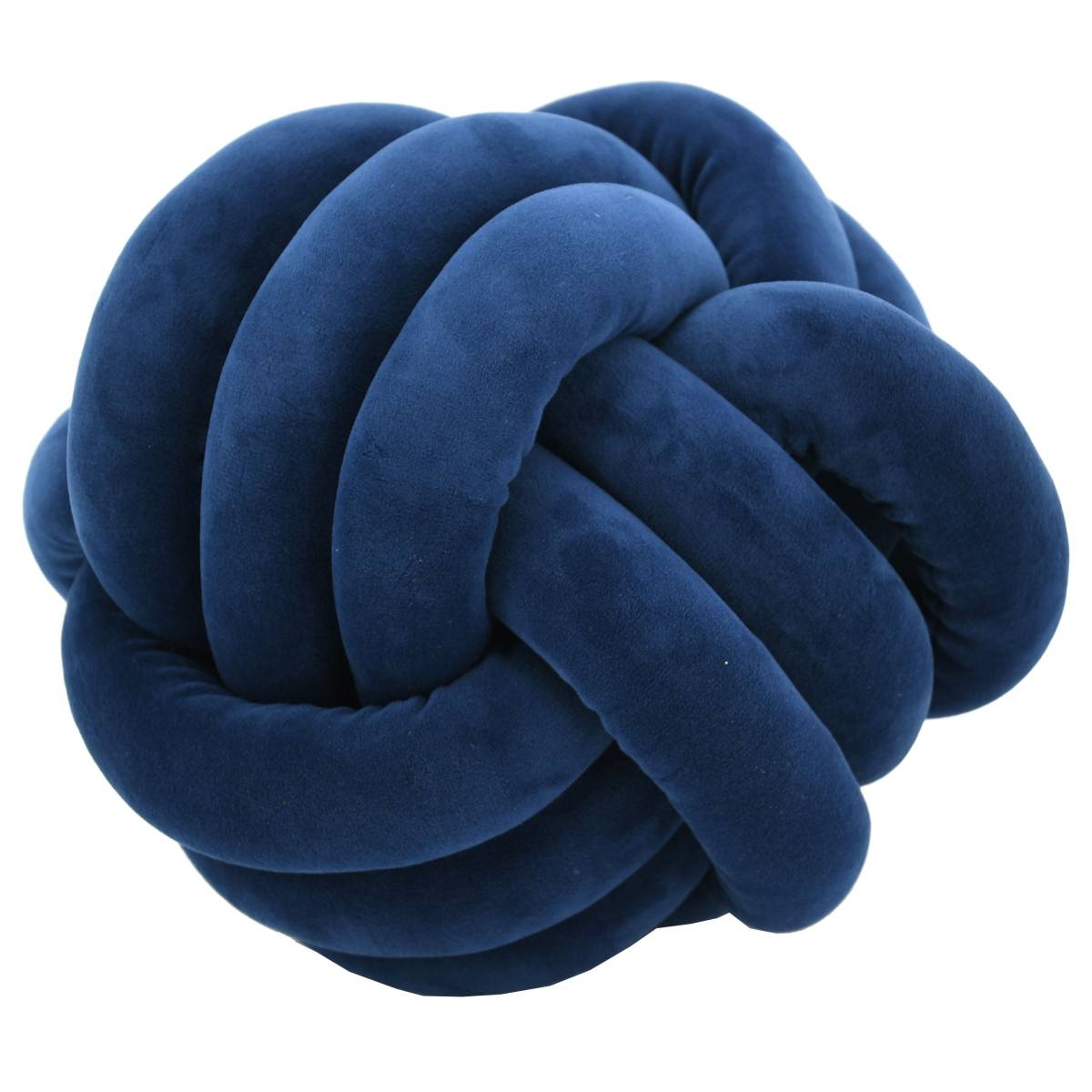 Aubry Gaspard - Coussin en velours Noeud 25 cm - Image 1