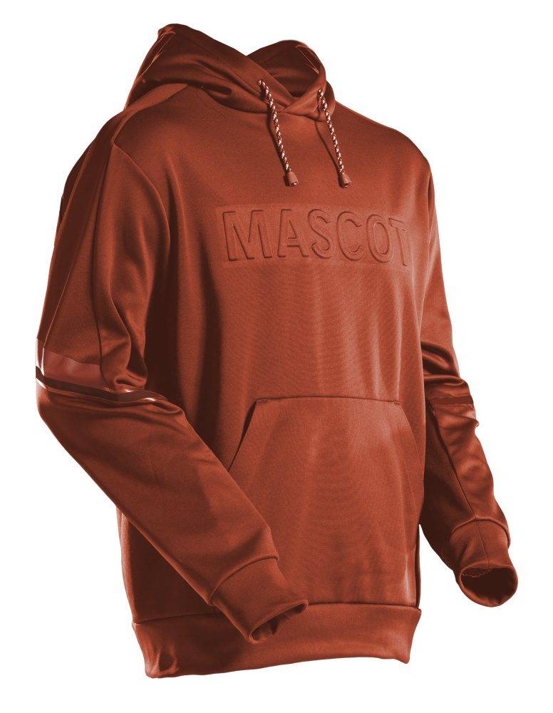 Sweat à capuche polaire MASCOT Customized - 22186-608-Rouge-XXL