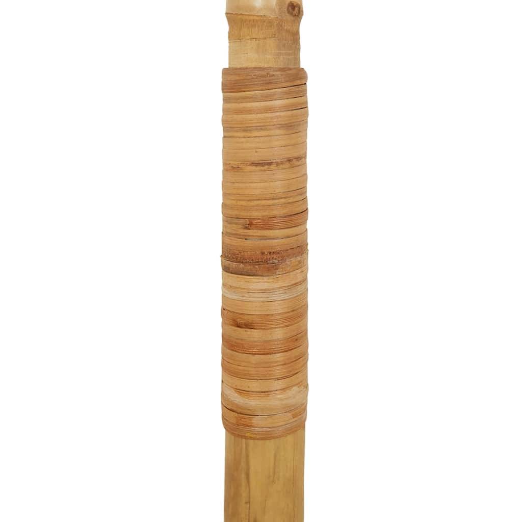 Parasol bambou et feuille de bananier naturel 240 x 240 x 260 cm - PANGIVO - Image 9