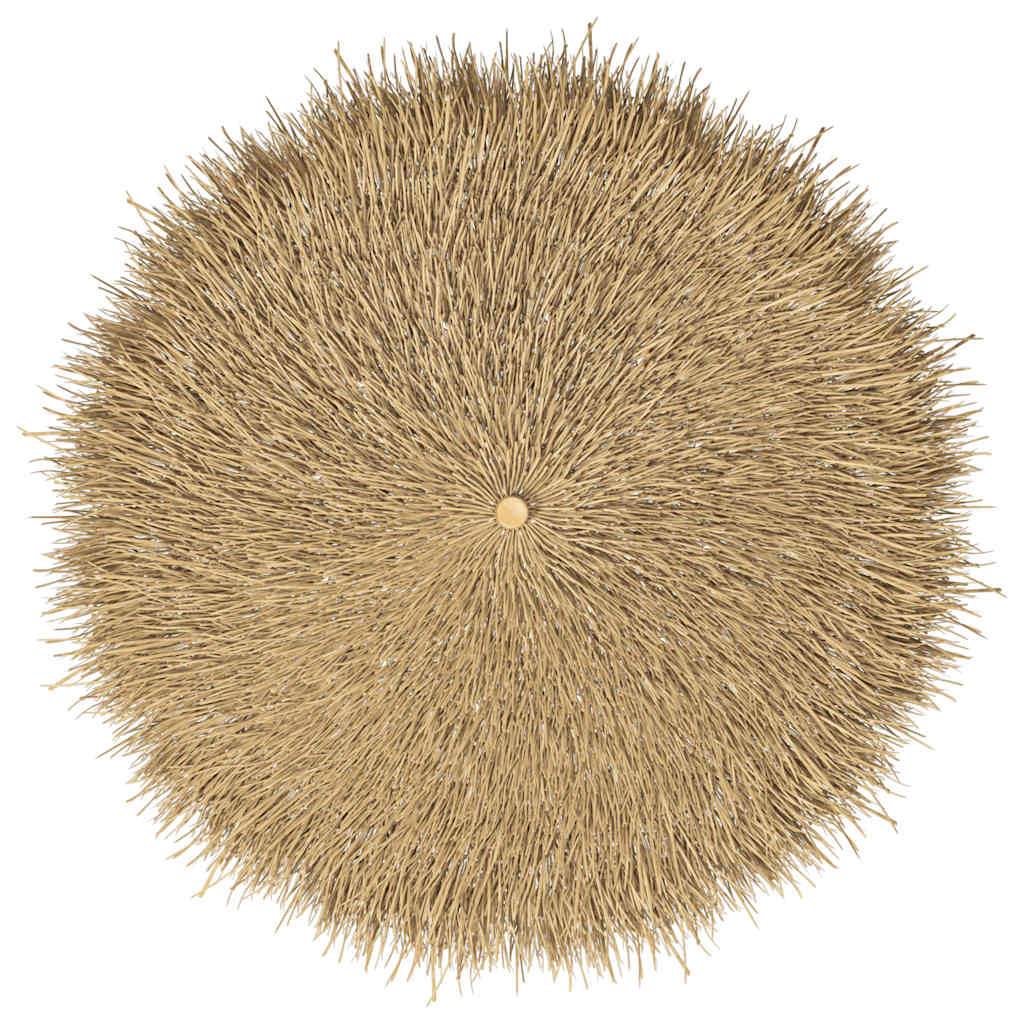 Parasol bambou et feuille de bananier naturel 240 x 240 x 260 cm - PANGIVO - Image 4