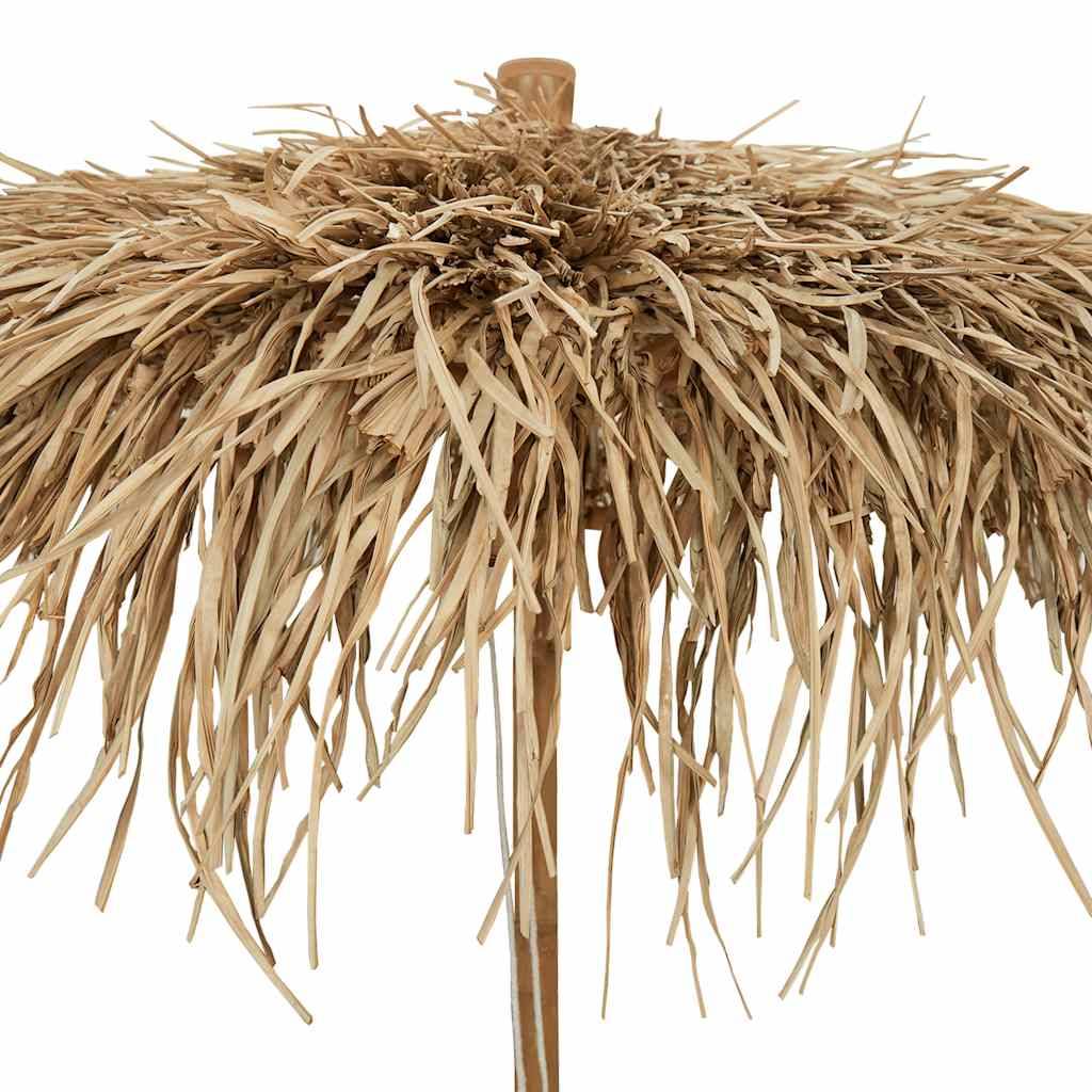 Parasol bambou et feuille de bananier naturel 240 x 240 x 260 cm - PANGIVO - Image 6