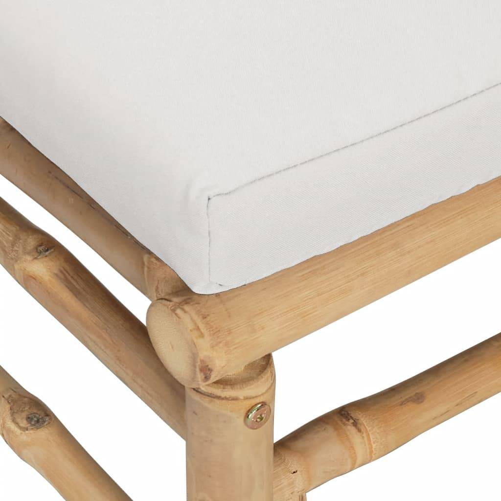 ComfortXL - Canapés d'Angle Jardin Bambou 2 pcs Coussins Gris Clair Modulables – ComfortXL Outdoor Living - Image 5