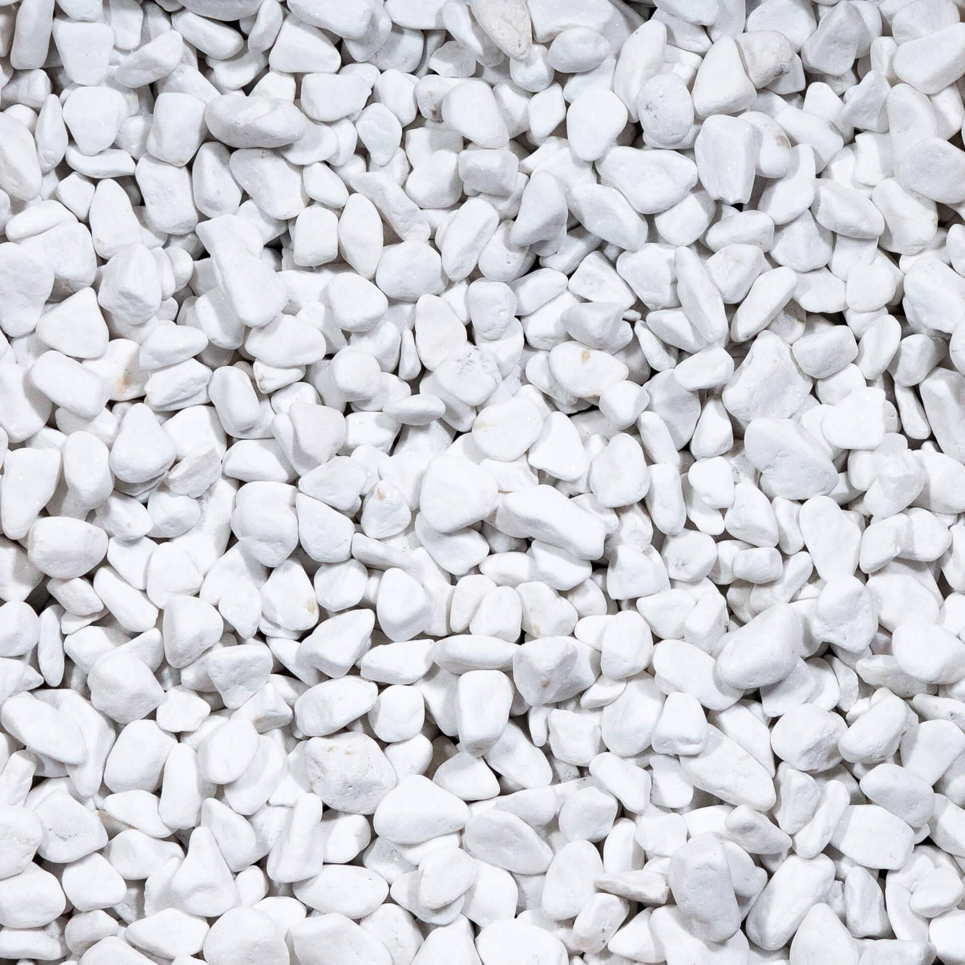 RO'MA Nature - Galet Blanc Pur 16-25 mm - Lot de 35 sacs de 20 kg (10,5 m²) - RO'MA NATURE - Image 1