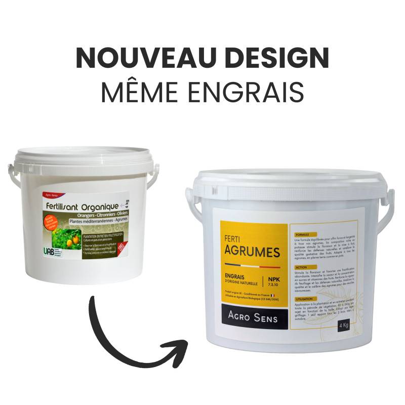 Ferti Agrumes - Engrais pour agrumes, citronniers, orangers - Seau 4 kg - Image 2