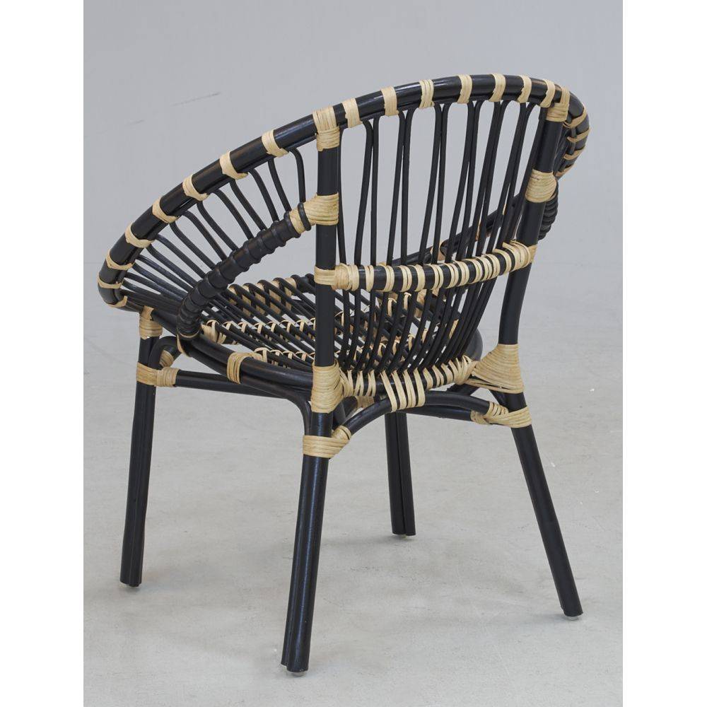 Aubry Gaspard - Fauteuil rond en rotin Jazz - Image 2