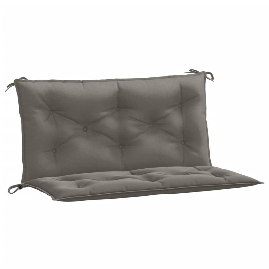 ComfortXL - Coussins pour banc avec dossier Tissu Durable Rembourrage Moelleux pour Salon de Jardin Gris Foncé 100x50 cm – ComfortXL Outdoor Living - Image 2