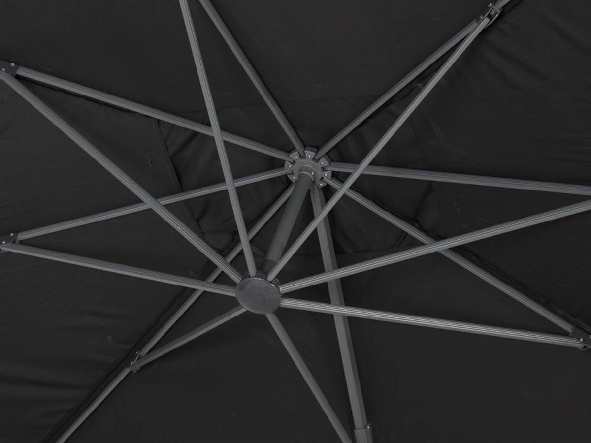 Habitat Et Jardin - Parasol De Jardin Déporté En Aluminium "sun 4" - 3 X 4 M - Noir -habitat Et Jardin - Image 4