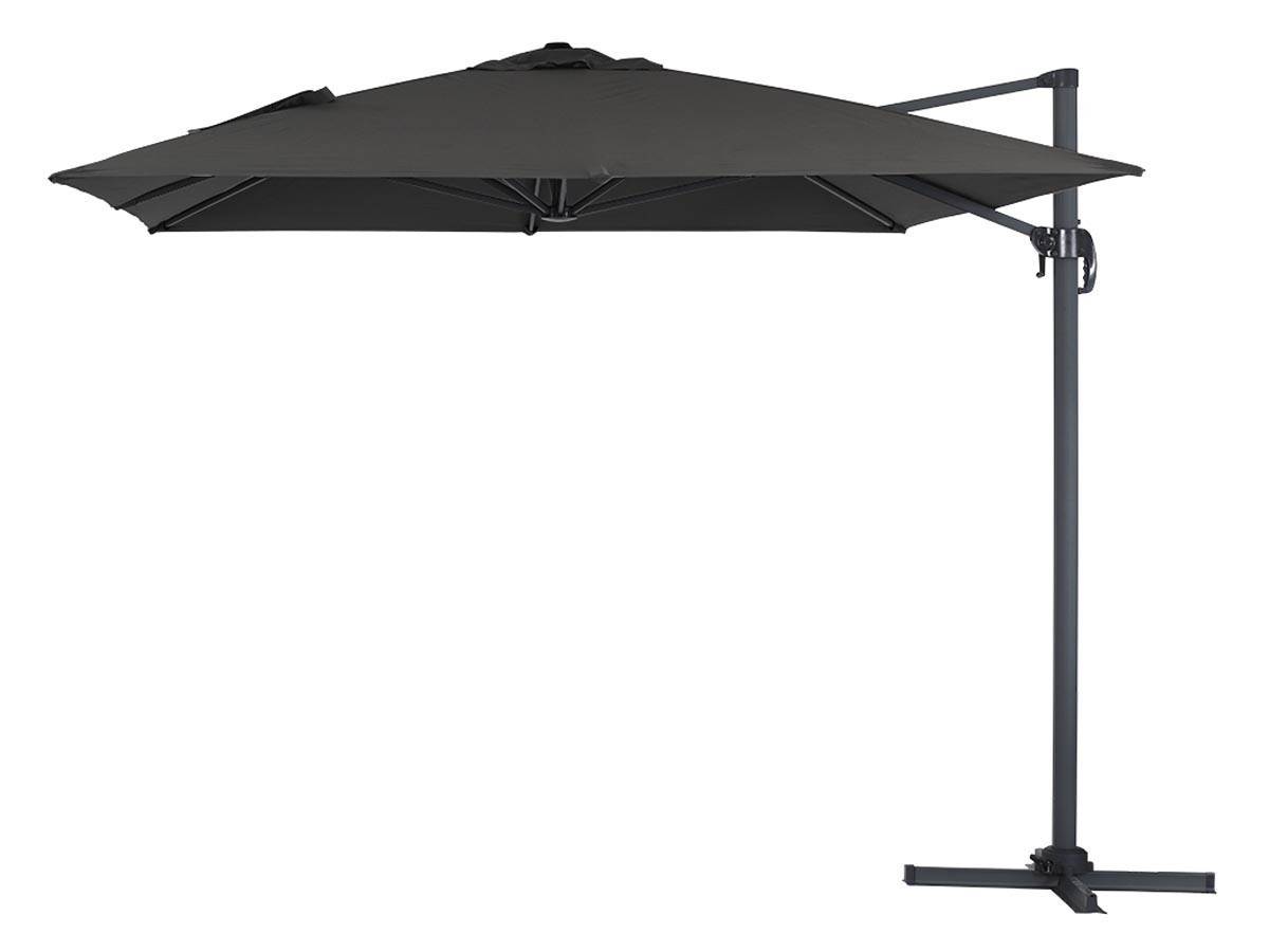Habitat Et Jardin - Parasol De Jardin Déporté En Aluminium "sun 4" - 3 X 4 M - Noir -habitat Et Jardin - Image 1