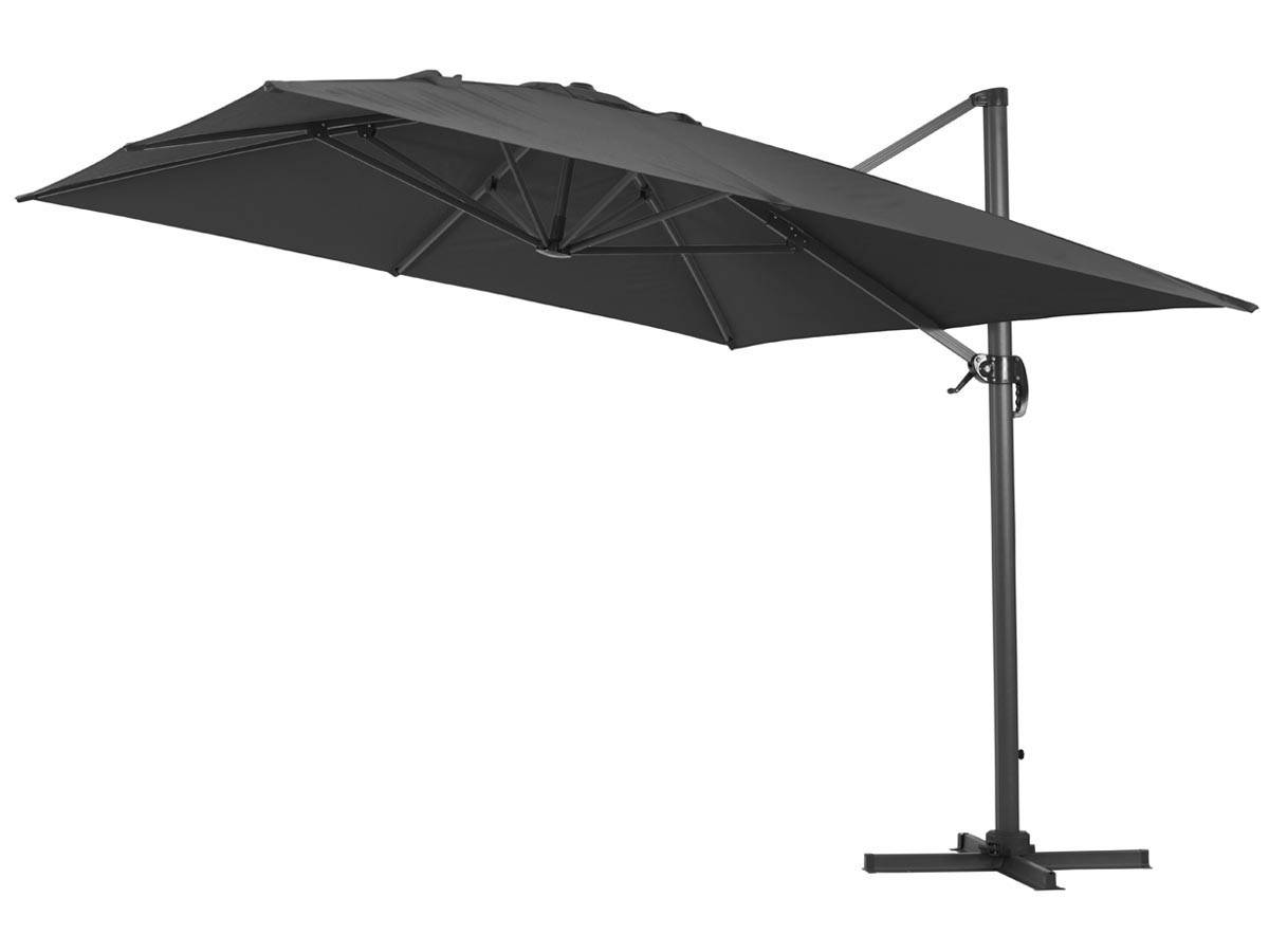 Habitat Et Jardin - Parasol De Jardin Déporté En Aluminium "sun 4" - 3 X 4 M - Noir -habitat Et Jardin - Image 2
