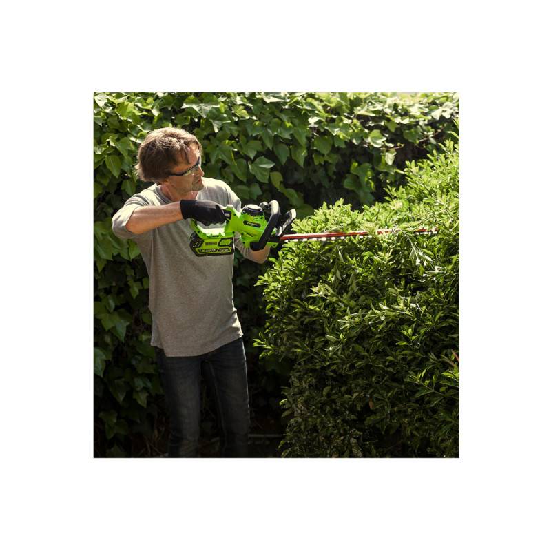 Greenworks - Taille-haies 61cm 40V GREENWORKS - Batterie 2.0 Ah - Chargeur - G40HT61K2 - Image 2