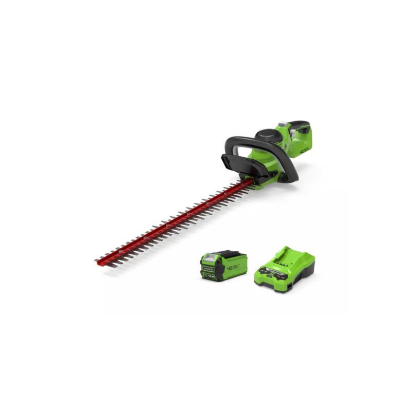 Greenworks - Taille-haies 61cm 40V GREENWORKS - Batterie 2.0 Ah - Chargeur - G40HT61K2
