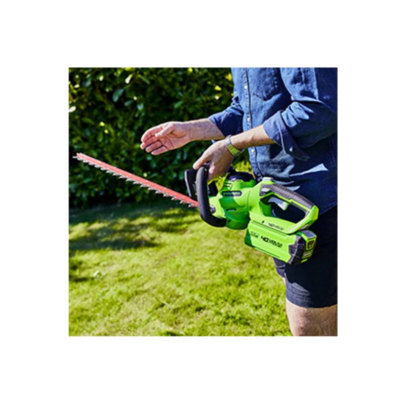 Greenworks - Taille-haies 61cm 40V GREENWORKS - Batterie 2.0 Ah - Chargeur - G40HT61K2 - Image 6