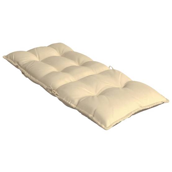 PANGIVO - Coussins de chaise à dossier haut tissu oxford beige 120 x 50 x 7 cm, poids:3.75kg - PANGIVO - Image 6