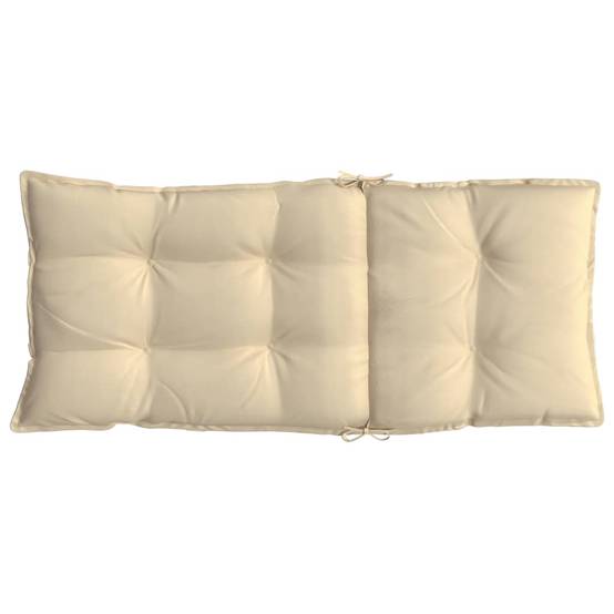PANGIVO - Coussins de chaise à dossier haut tissu oxford beige 120 x 50 x 7 cm, poids:3.75kg - PANGIVO - Image 7