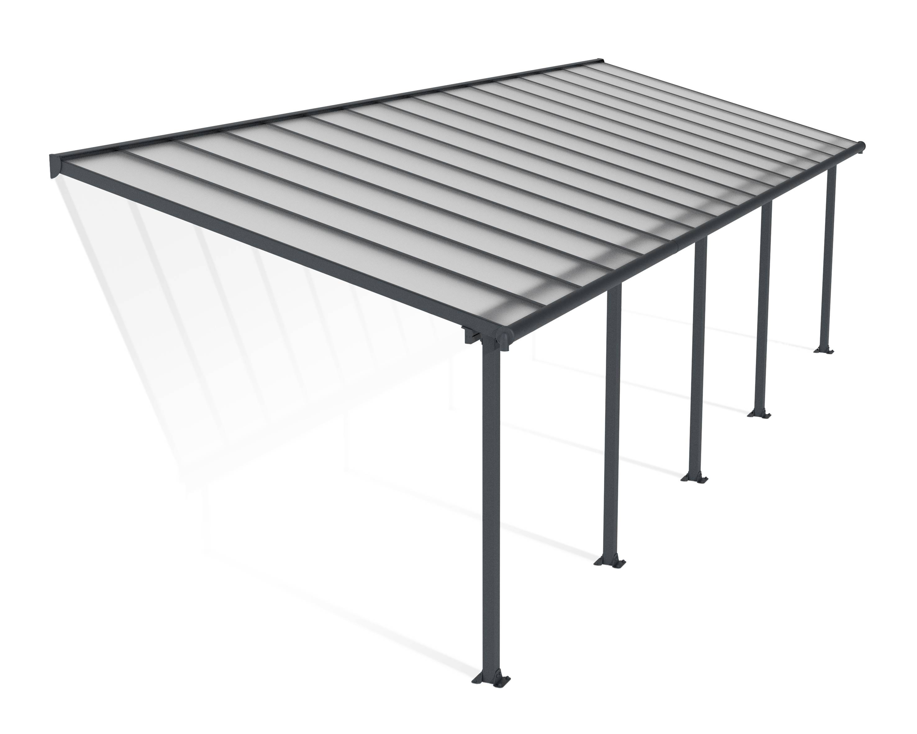 Canopia - Canopia Pergola Olympia 3X9,8 Grise - Image 1