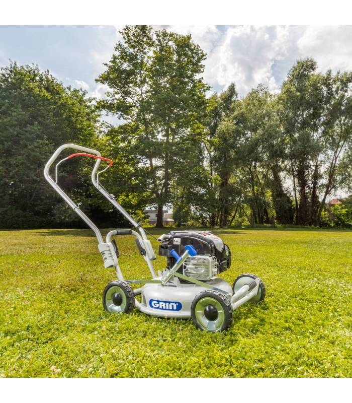 Grin - Tondeuse à gazon 46 cm, 800 m², Mulching haute performance, Briggs Stratton - GRIN HM46 - Image 4
