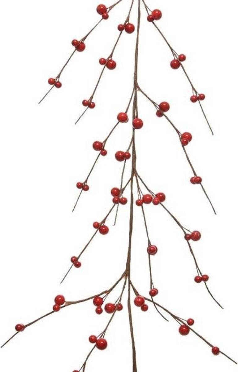 Guirlande de baies rouges en mousse 110 cm - KAEMINGK - Gamm vert