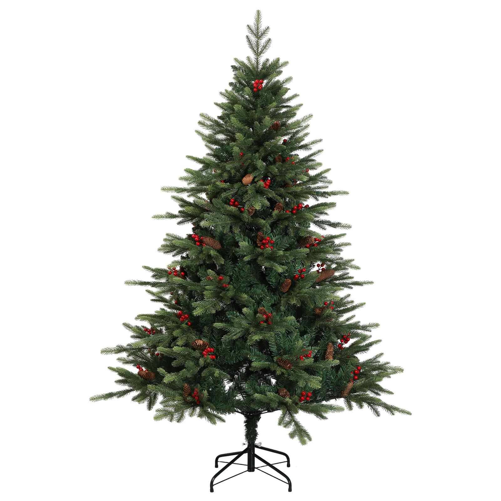 Vidaxl - Sapin de Noël artificiel avec boules 180 cm 300 LED Blanc chaud vidaXL 3466675 - Image 6