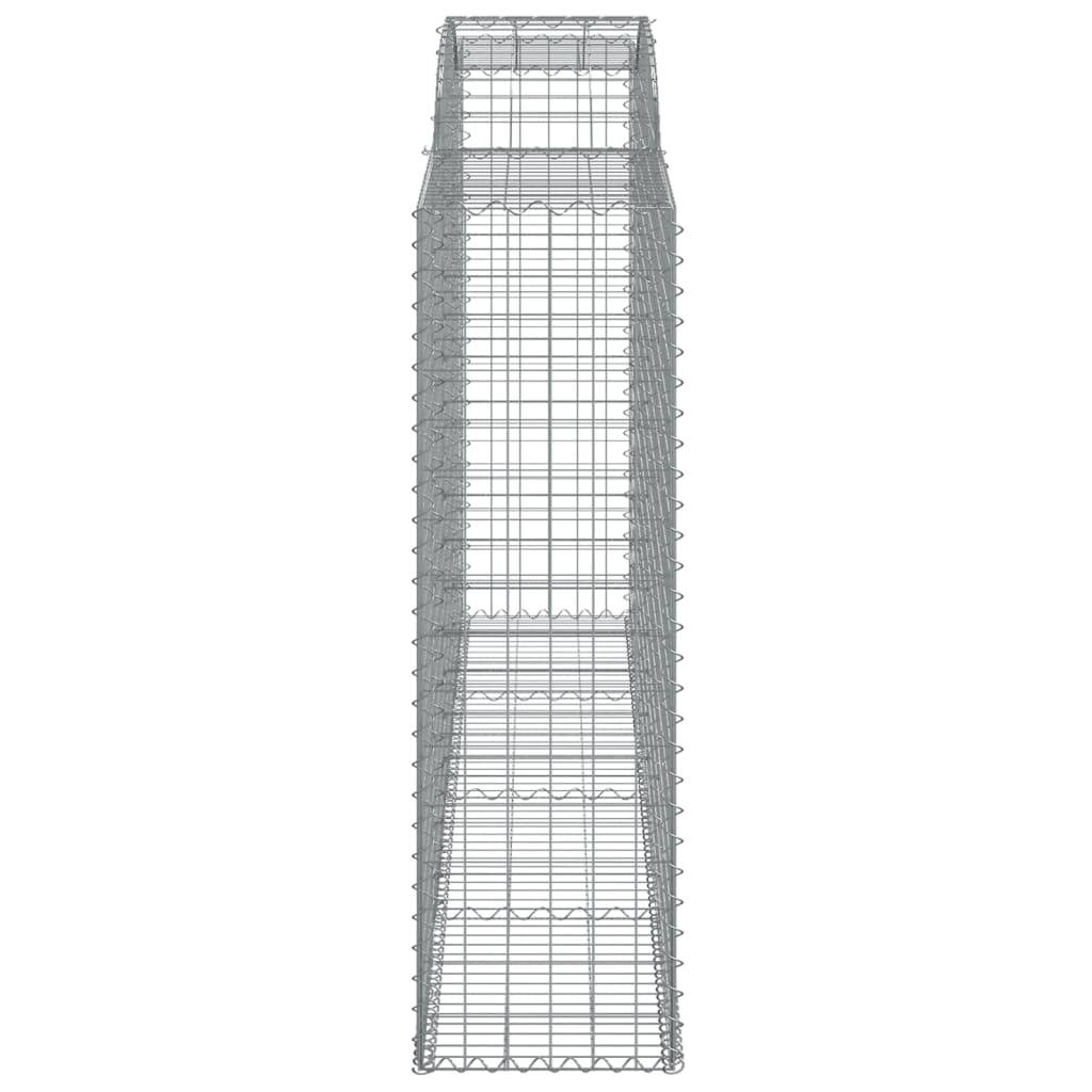 Vidaxl - Paniers à gabions arqués 9 pcs 300x50x160/180 cm fer galvanisé vidaXL 3146762 - Image 6