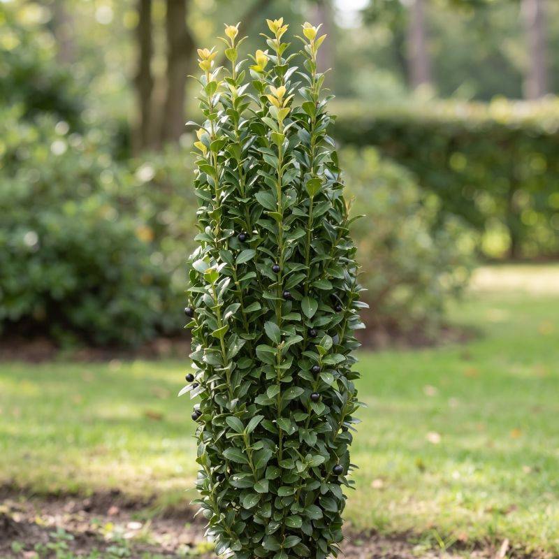 Houx crénelé 'Fastigiata' (Ilex crenata 'Fastigiata') - Godet 9cm - Pépinières Naudet