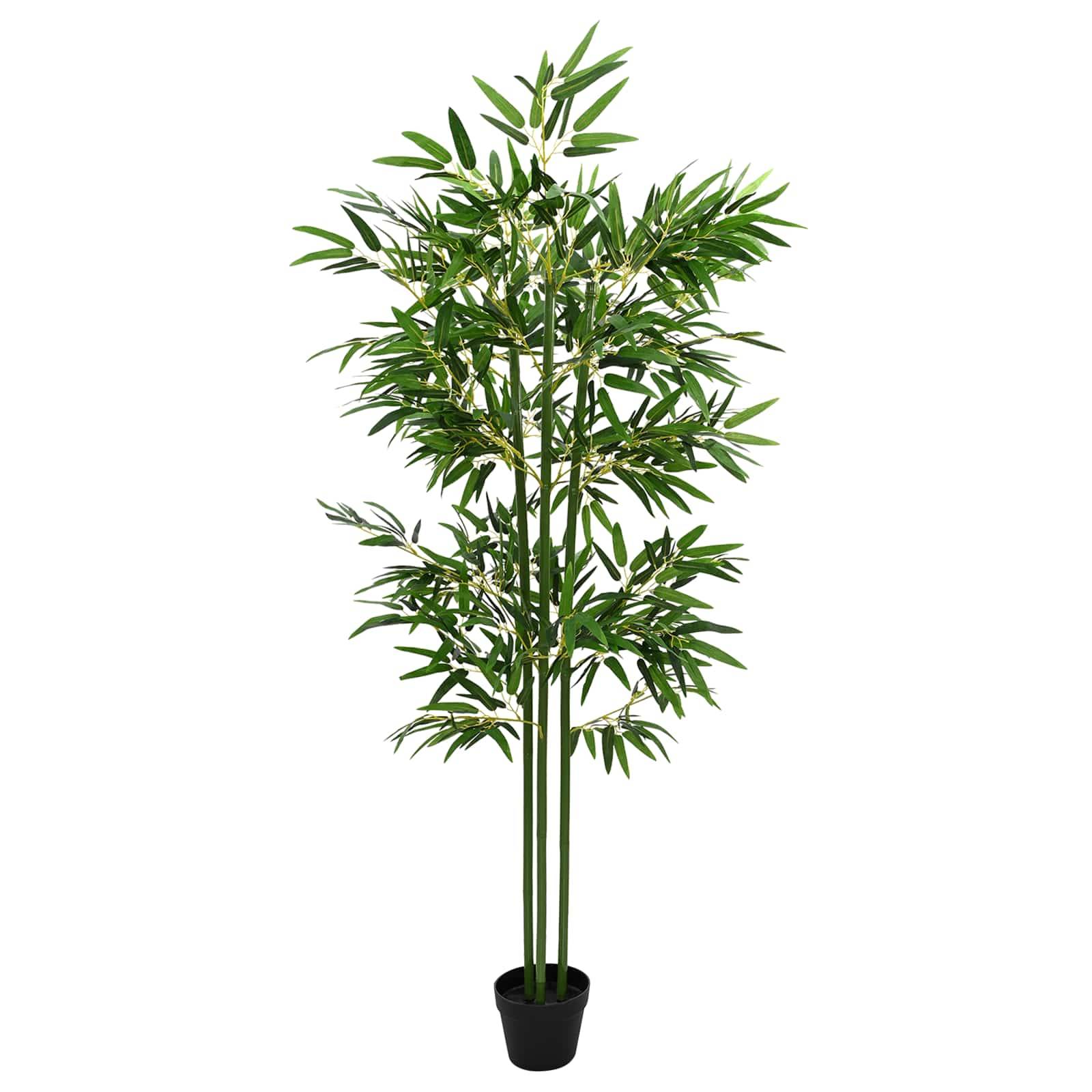 Arbre en bambou artificiel bambou vert 45 x 18 x 175 cm - PANGIVO - Image 3