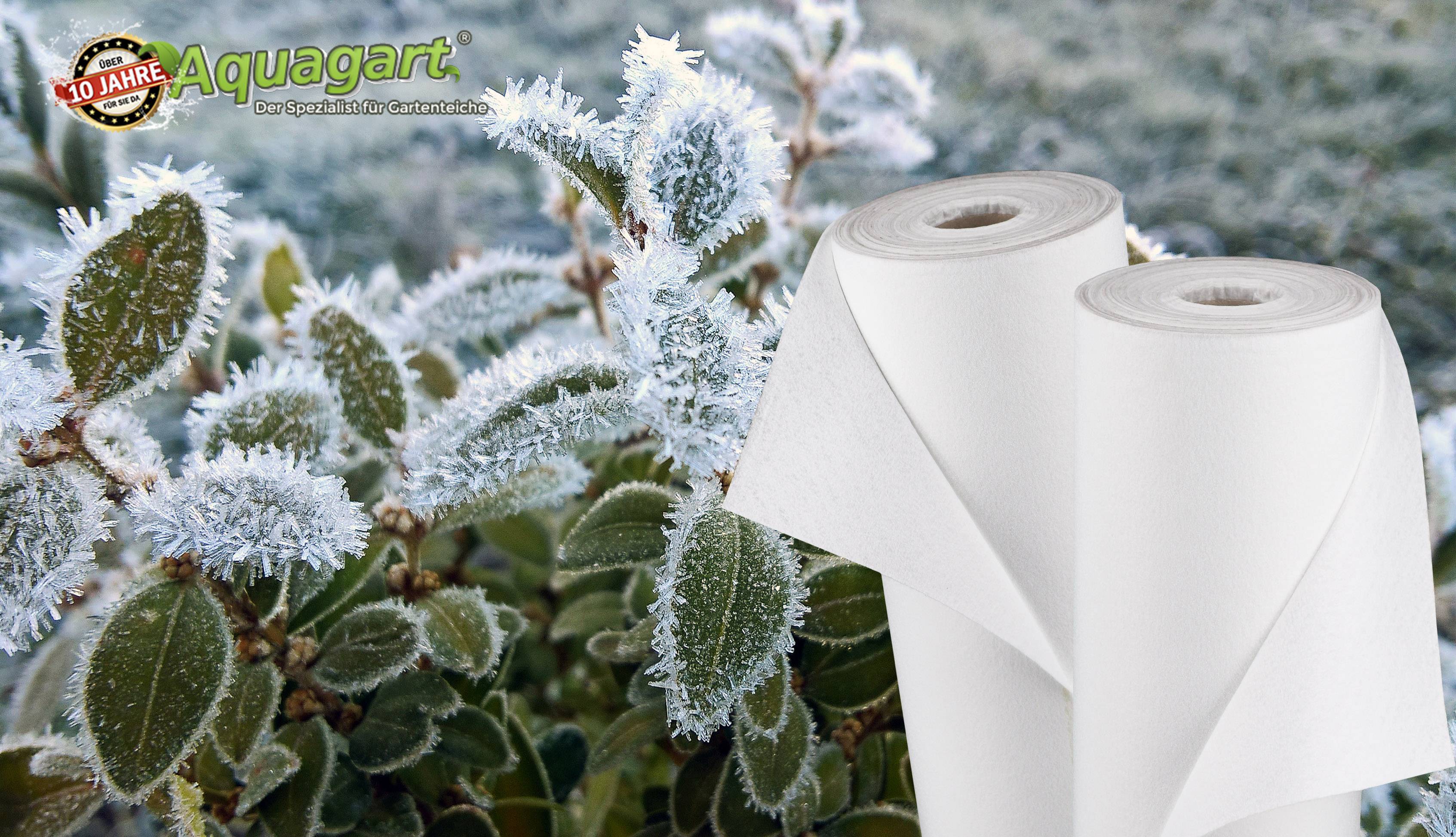 25 m² voile de protection hivernale en non-tissé, toile d’hivernage, protection contre le gel 150 g, 1 m de large - Image 5