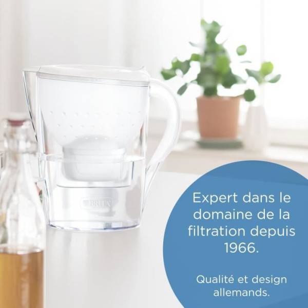 Carafe filtrante BRITA - Marella Bleu XL - Capacité 3,5L dont 2,5L d'eau filtrée - 1 Cartouche Maxtra Pro All-In-1 incluse - Image 6