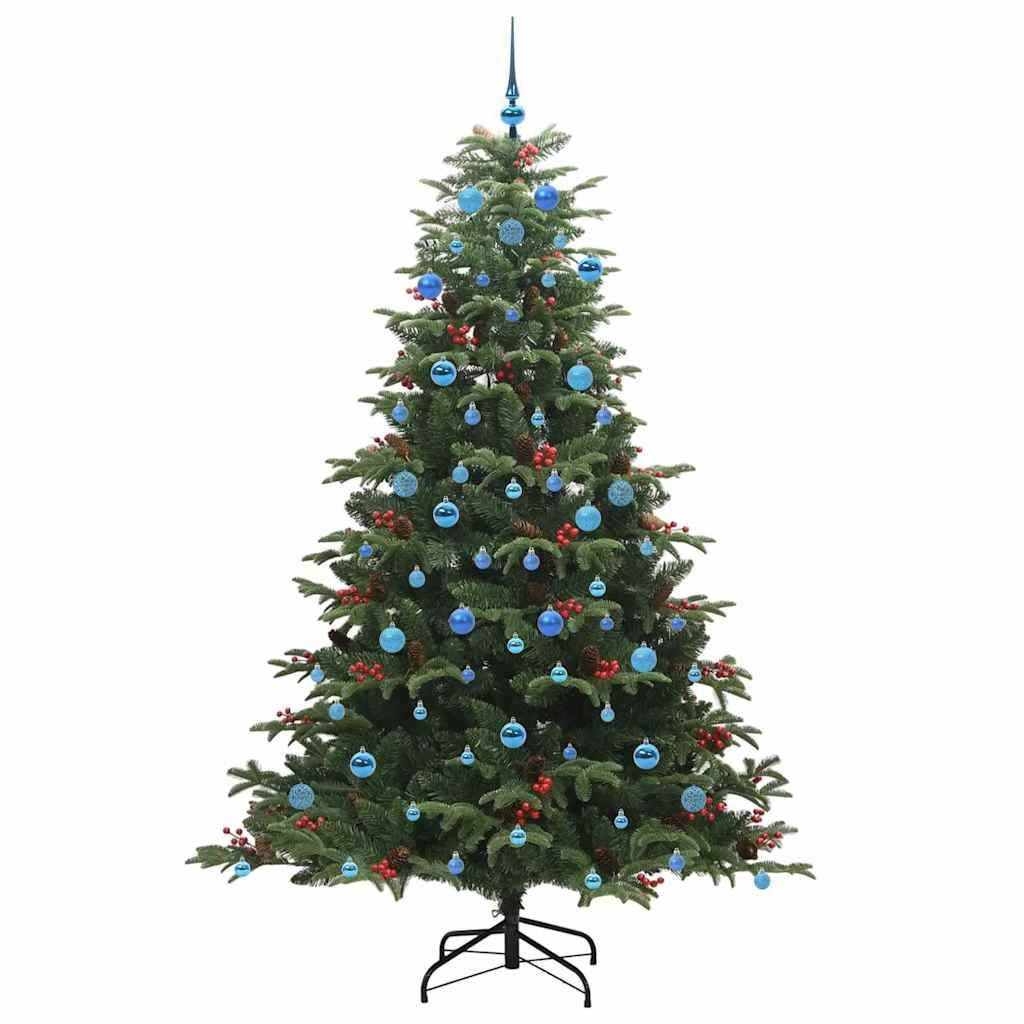 Sapin de Noël | Arbre de Noël artificiel Vert 210 cm PVC, métal et plastique Maison Chic - Image 4