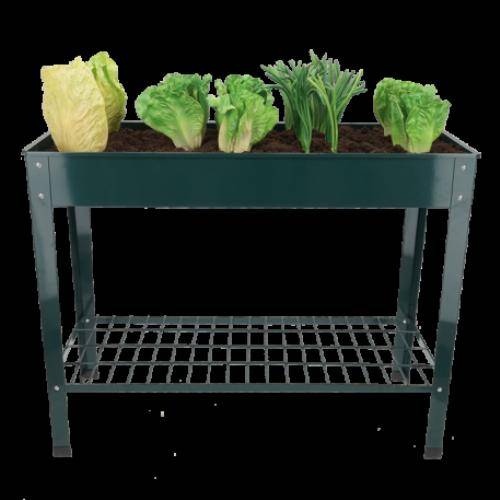 Esschert Design - Carré potager en acier - L 100,5 x P 40,5 x H 80,5 - Vert foncé - Image 5