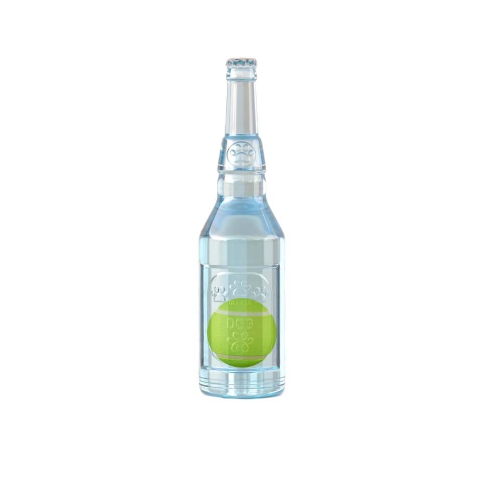 DtopbuyAge - Jouet en Bouteille de Caoutchouc pour Chien/Chiot, Interactif, Résistant à la Morsure Bleu - DtopbuyAge - Image 1