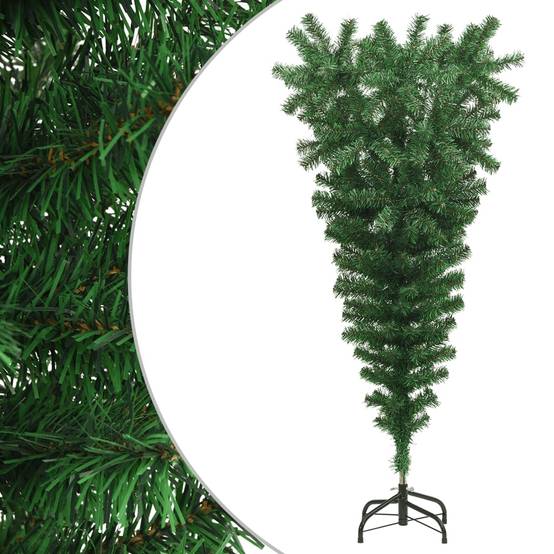 Vidaxl - Sapin de Noël artificiel renversé avec support Vert 150 cm vidaXL 329173 - Image 1