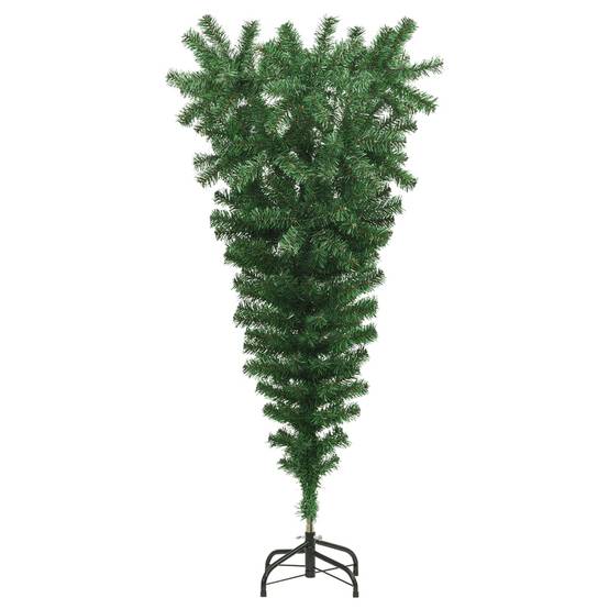 Vidaxl - Sapin de Noël artificiel renversé avec support Vert 150 cm vidaXL 329173 - Image 2