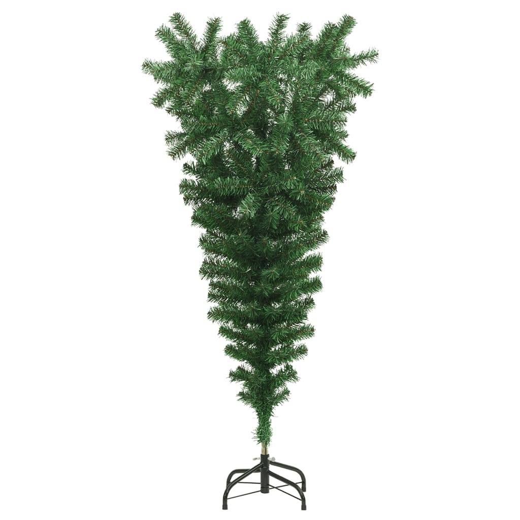Vidaxl - Sapin de Noël artificiel renversé avec support Vert 150 cm vidaXL 329173 - Image 2
